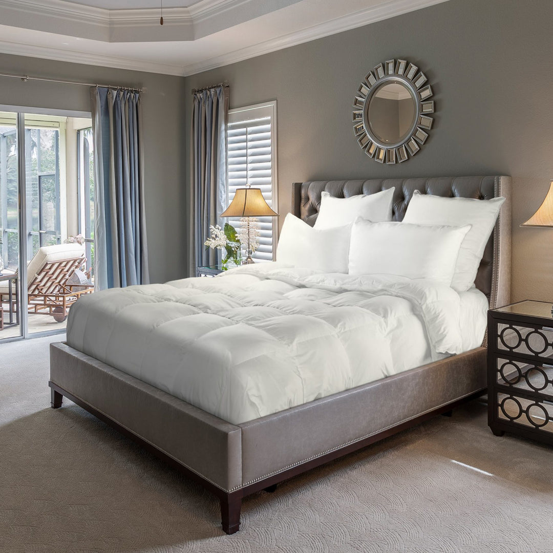 Bernina 650+ Hypoallergenic Hungarian White Goose Down Comforter Duvet Insert By Downright