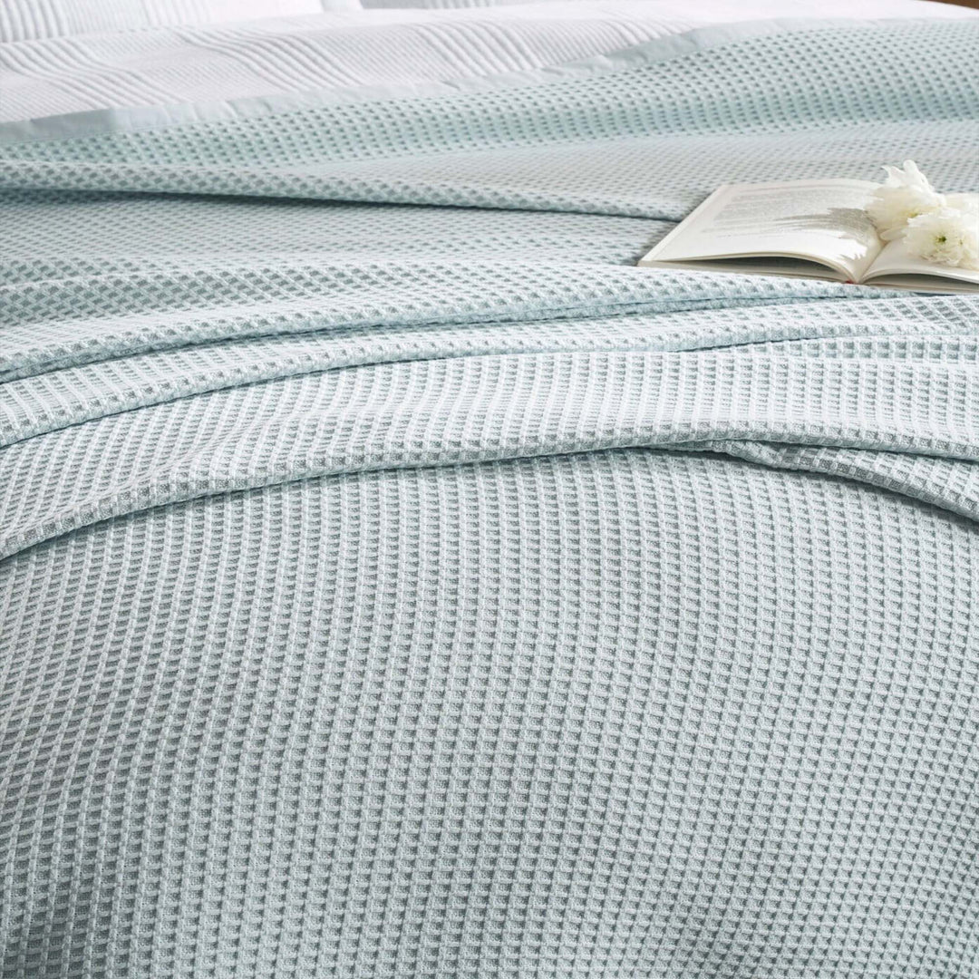 Newport Woven Cotton Blanket Blanket By Orchids Lux Home