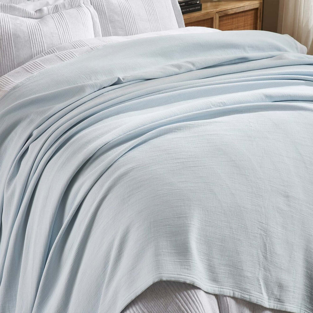 Vienna Texture Cotton Blanket Blanket By Orchids Lux Home