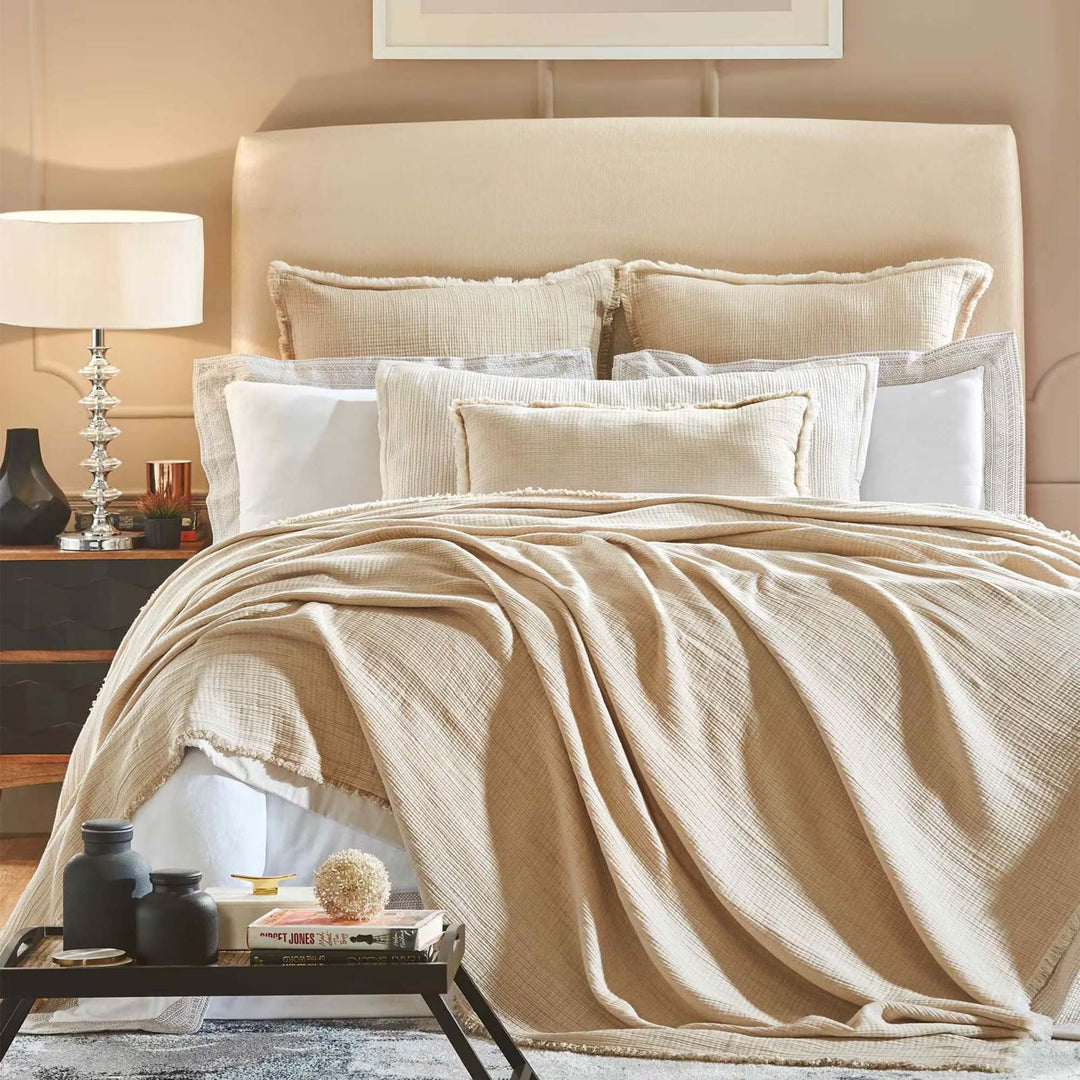 Dana Cotton Blanket Blanket By Orchids Lux Home