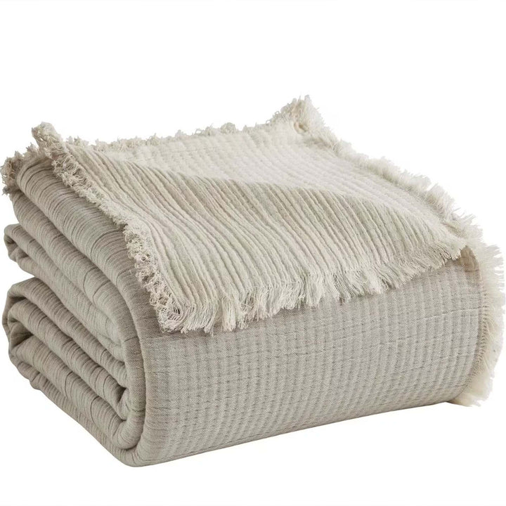 Dana Cotton Blanket Blanket By Orchids Lux Home