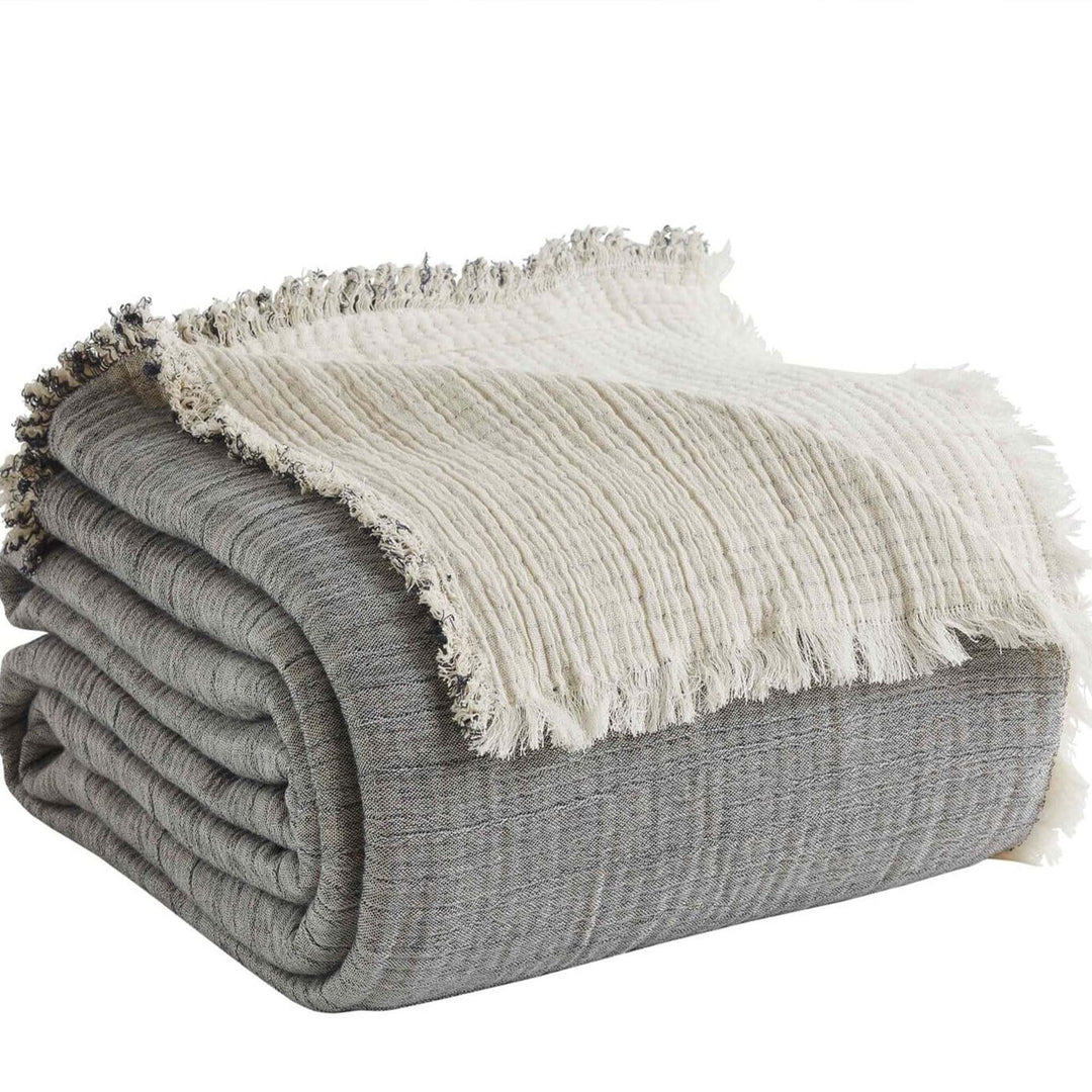 Dana Cotton Blanket Blanket By Orchids Lux Home