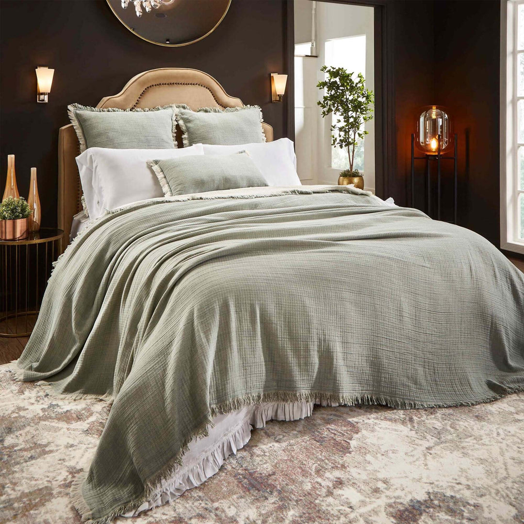 Dana Cotton Blanket Blanket By Orchids Lux Home