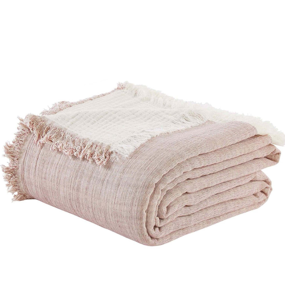 Dana Cotton Blanket Blanket By Orchids Lux Home