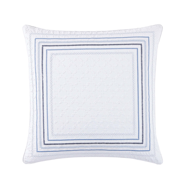 Bayside Blue Euro Sham Euro Sham By J. Queen New York