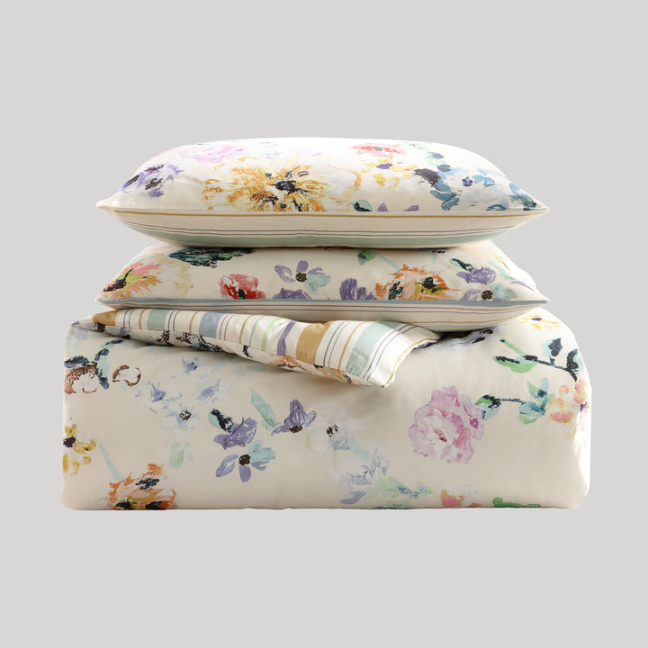 Bebejan Floral Garden 100% Cotton 5-Piece Reversible Comforter Set Comforter Sets By Bebejan®