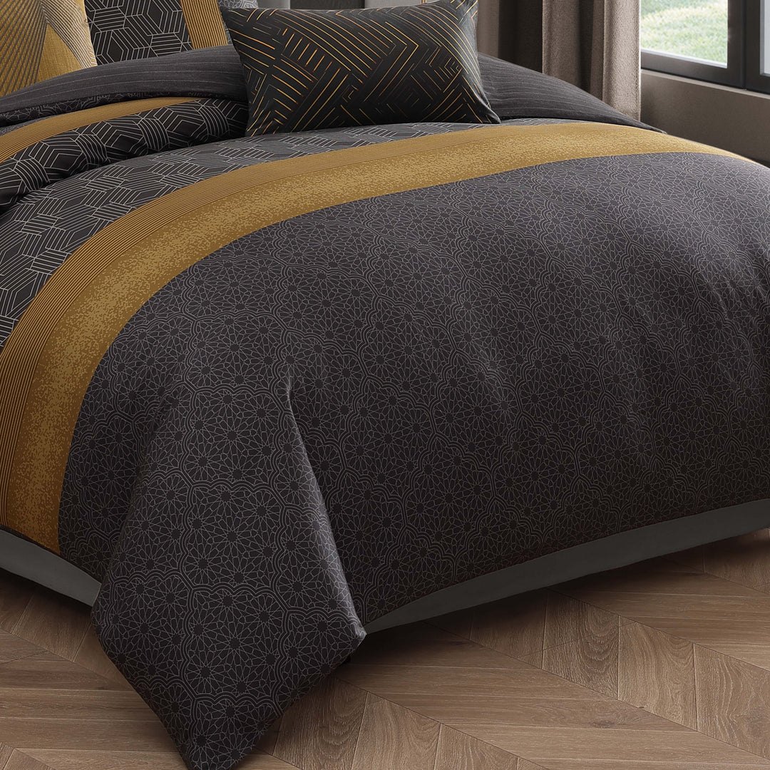 Bebejan Golden Hex 5 Piece Reversible Comforter Set Comforter Sets By Bebejan®