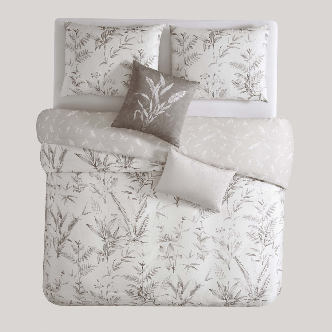 Bebejan Natural Leaves 100% Cotton 5-Piece Reversible Comforter Set Comforter Sets By Bebejan®