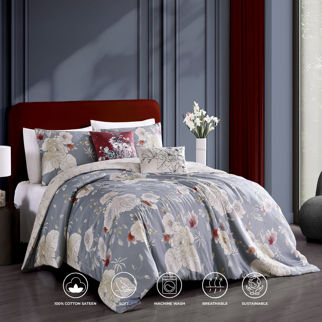 4Pcs Classic New Design Duvet Cover Queen Bedding Sets