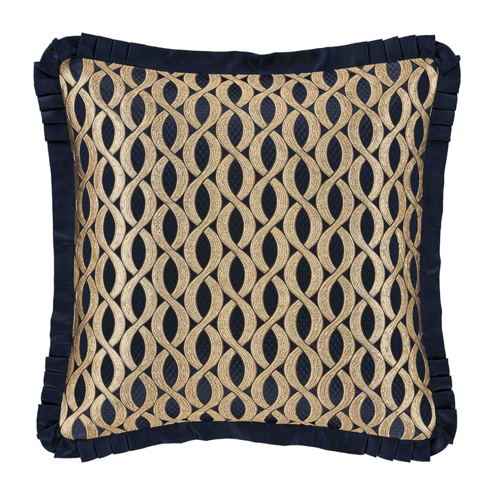 Biagio Navy Euro Sham Euro Sham By J. Queen New York