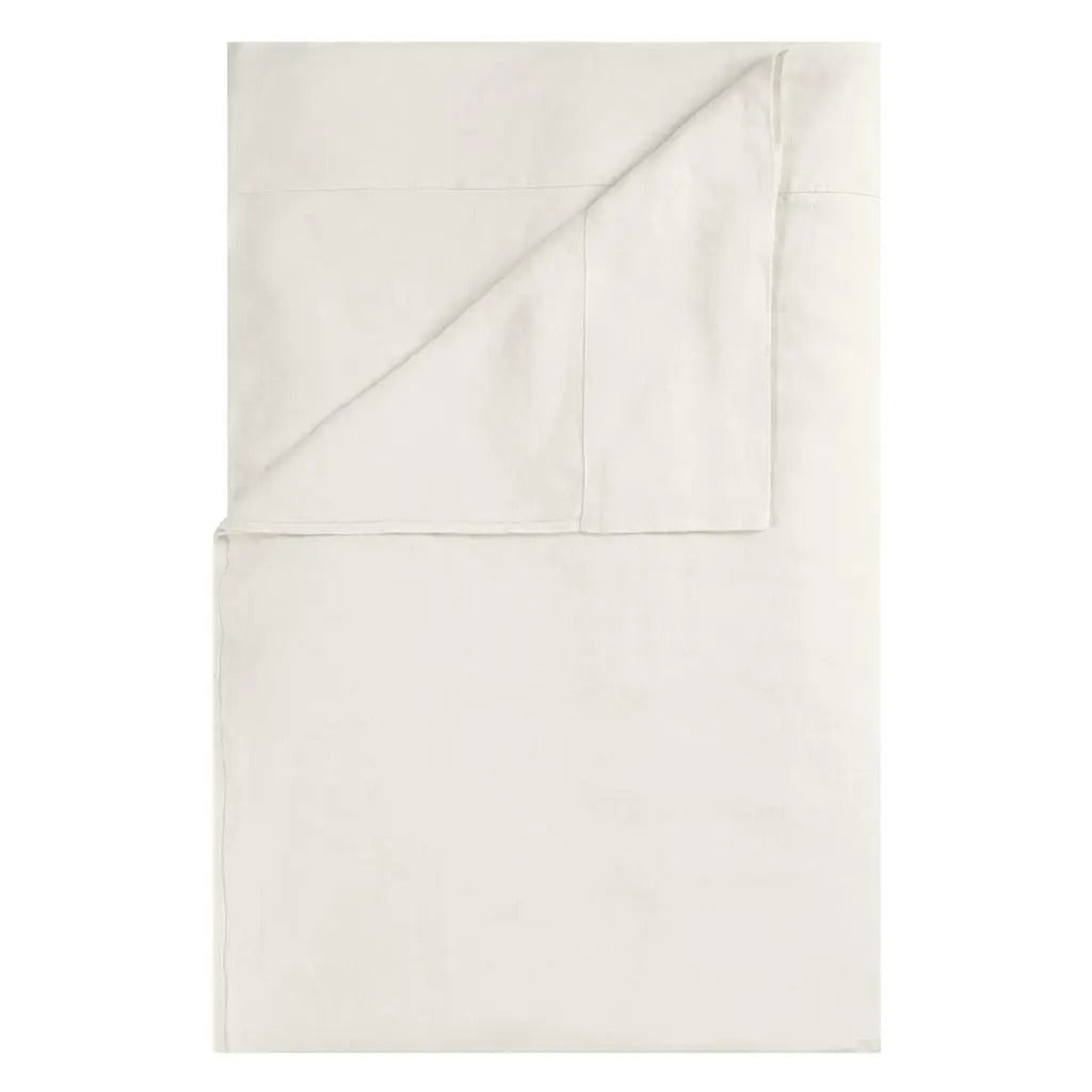 Biella Ivory Flat Sheet Flat Sheet By Designers Guild