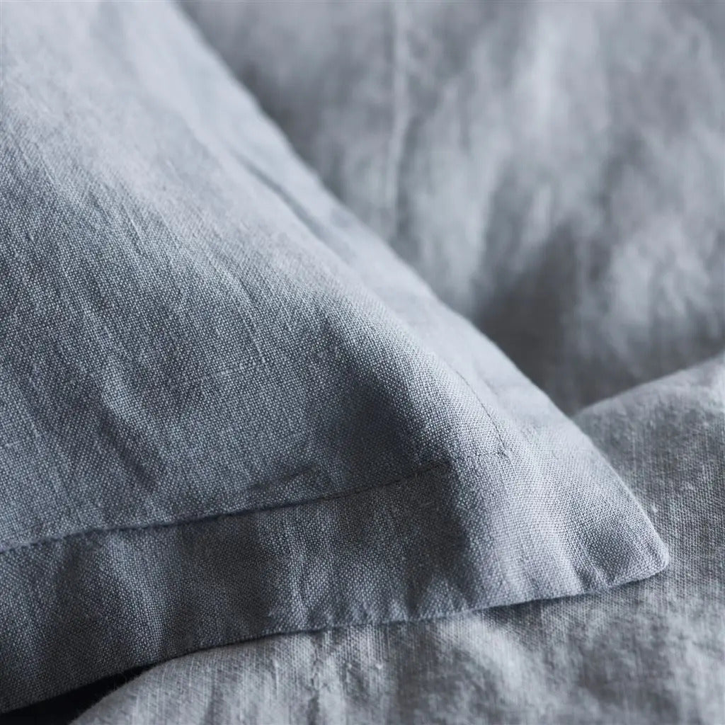 Biella Pale Grey & Dove Duvet Cover Duvet Covers By Designers Guild