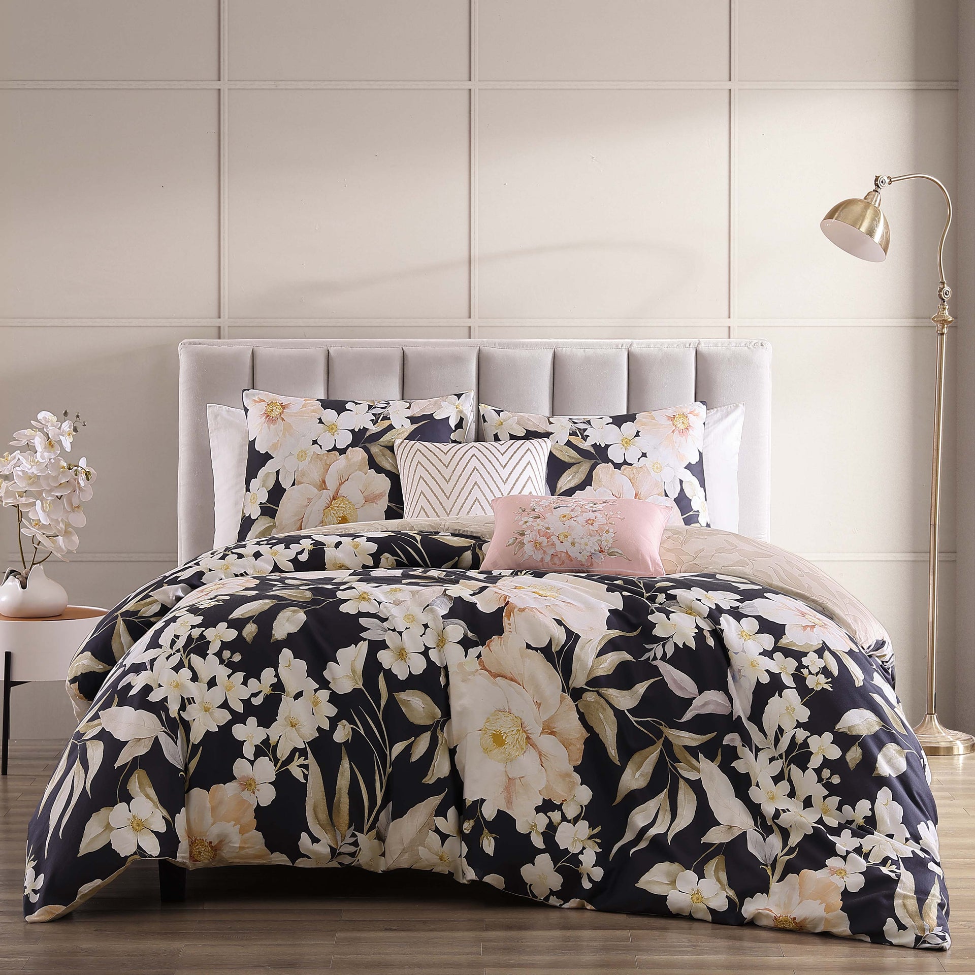 J Queen Sandstone Beige 4-Piece Comforter Set – Latest Bedding