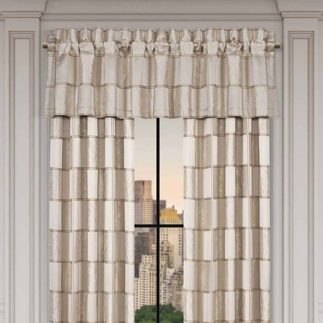Brando Flax Straight Window Valance Window Valances By J. Queen New York