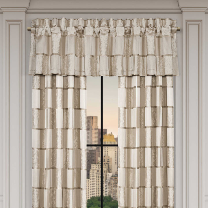 Brando Flax Straight Window Valance Window Valances By J. Queen New York