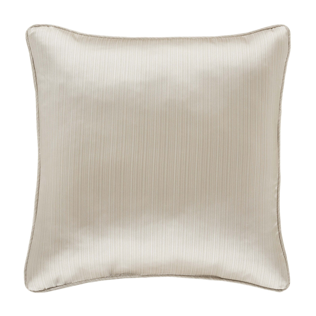 Brando Ivory Square Decorative Throw Pillow 20" x 20" Throw Pillows By J. Queen New York