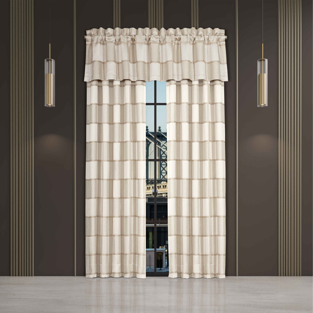 Brando Ivory Straight Window Valance Window Valances By J. Queen New York