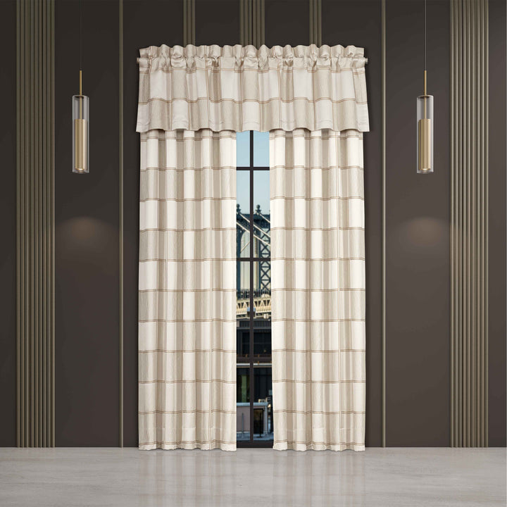 Brando Ivory Straight Window Valance Window Valances By J. Queen New York