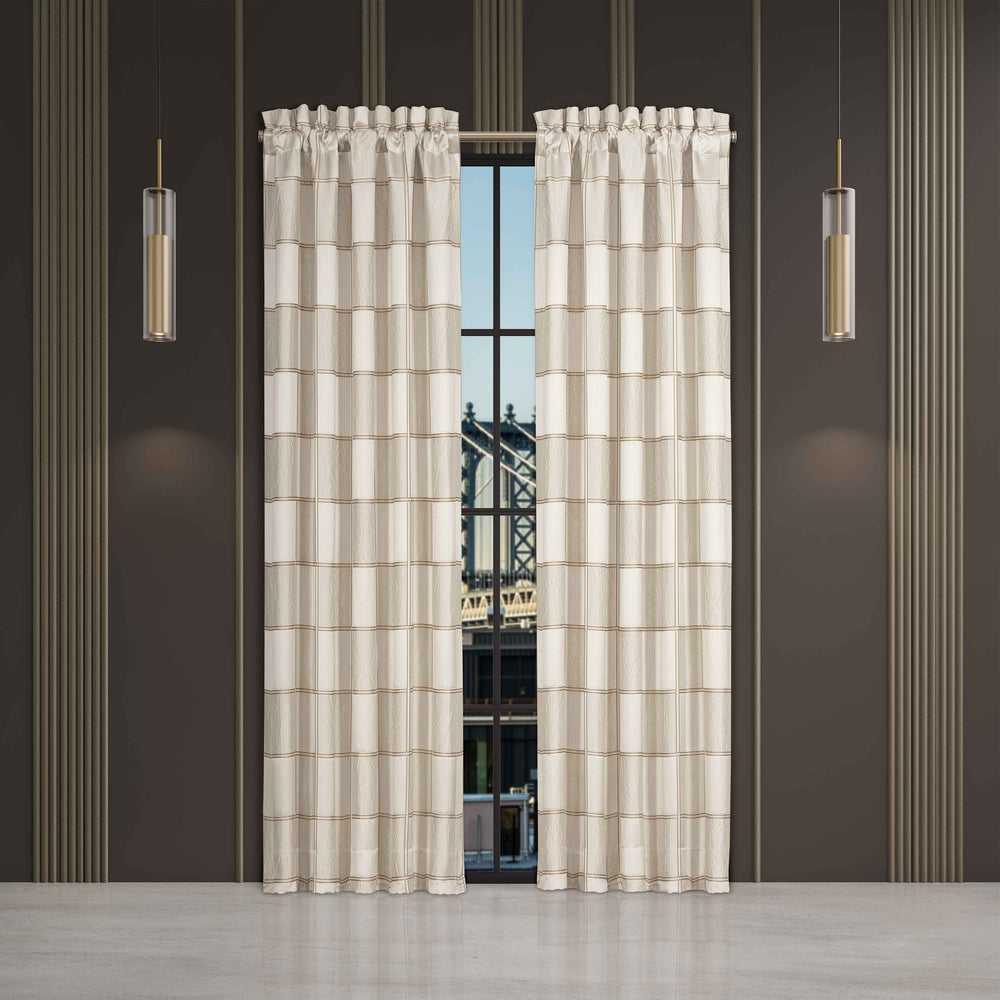 Brando Ivory Window Panel Pair Window Panels By J. Queen New York
