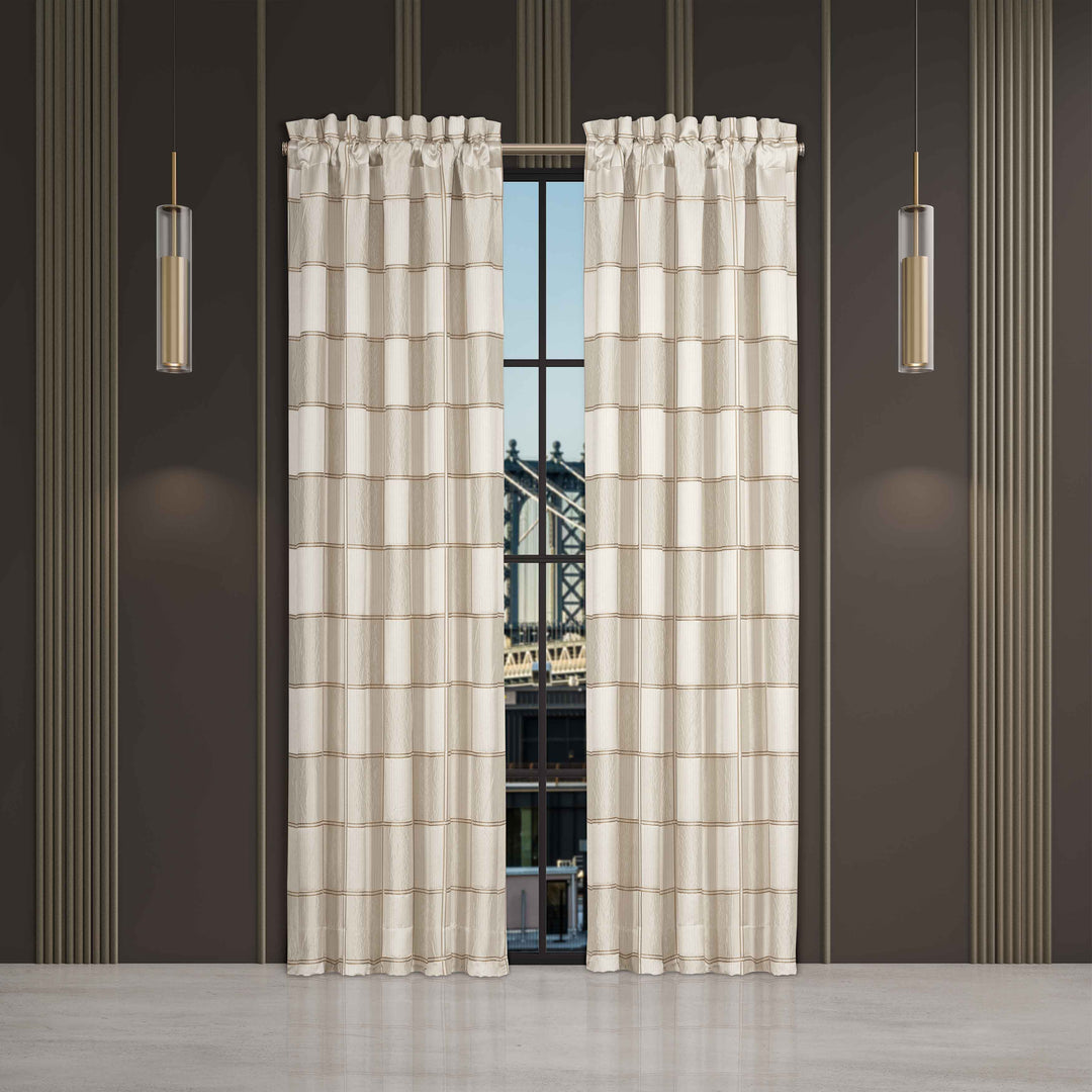 Brando Ivory Window Panel Pair Window Panels By J. Queen New York