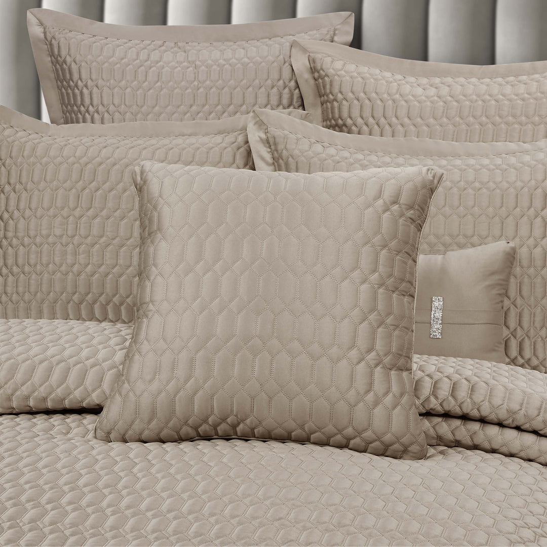 Brilliance Pebble Square Decorative Throw Pillow 20" x 20" Throw Pillows By J. Queen New York