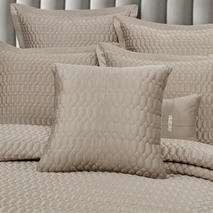 Brilliance Pebble Square Decorative Throw Pillow 20" x 20" Throw Pillows By J. Queen New York