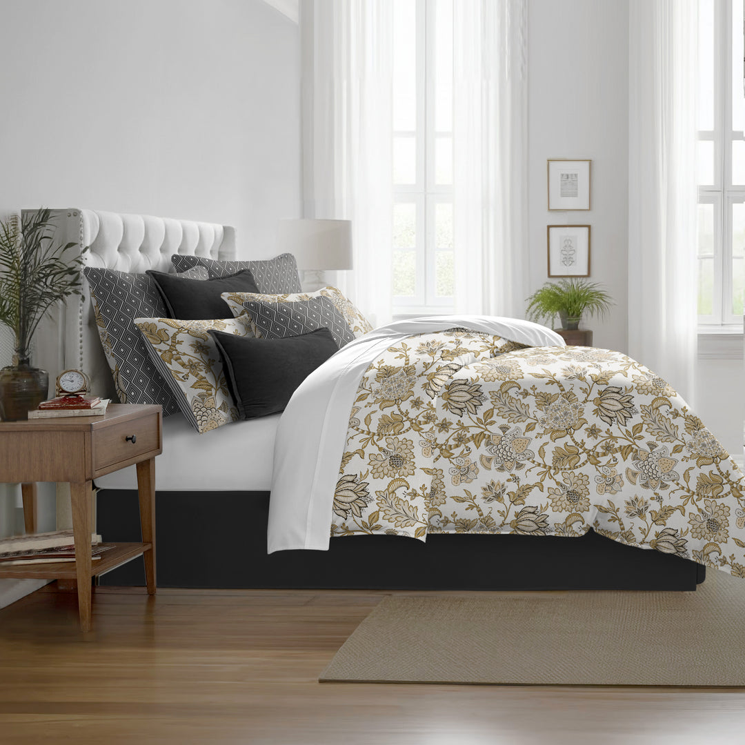 Bronte Gold 8 Piece Coverlet Set Coverlet By Colcha Linens