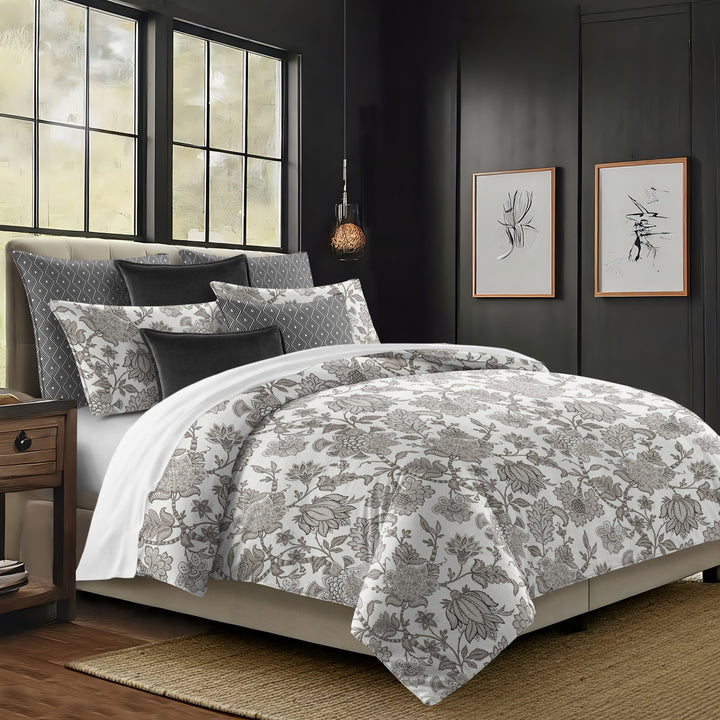 Bronte Ivory 8 Piece Duvet Cover Set Duvet Covers By Colcha Linens