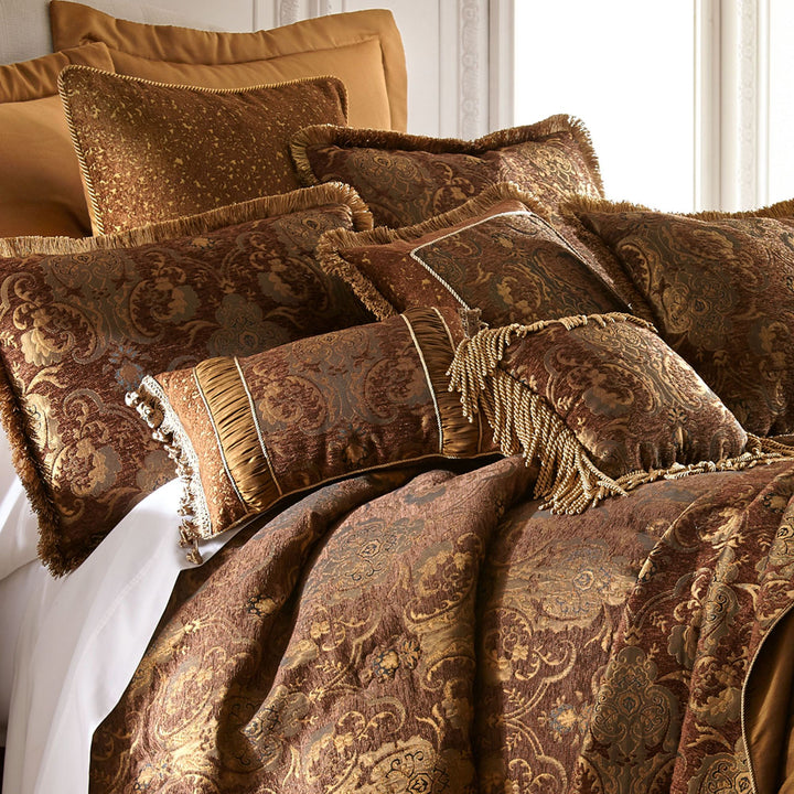 Sherry Kline China Art Brown Size 4 Piece Comforter Set Comforter Sets By Pacific Coast Home Furnishings
