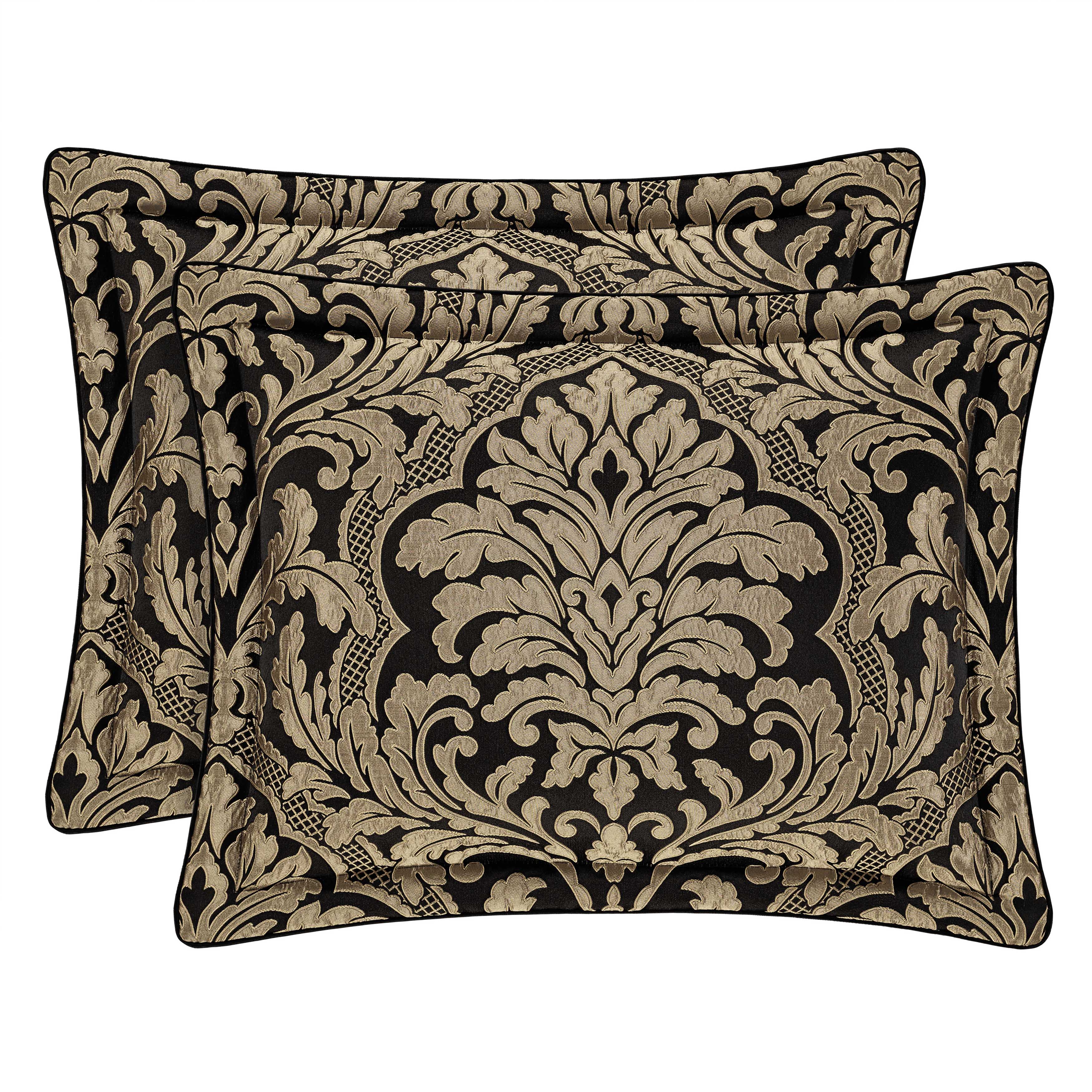 Brunello Black and Gold 4 Piece Comforter Set – Latest Bedding