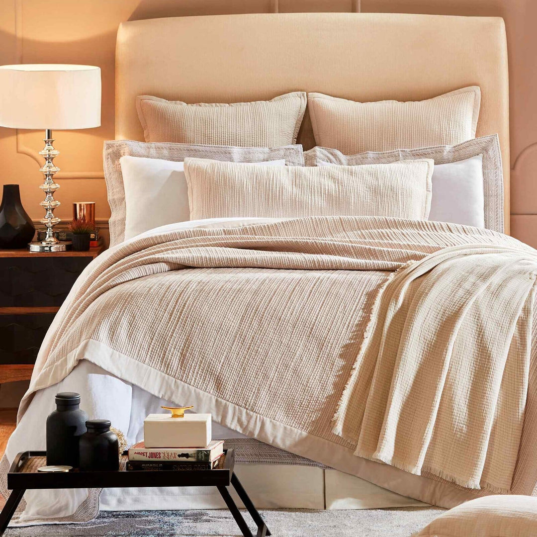 Laela Channel Stitch Cotton Coverlet Coverlet By Orchids Lux Home