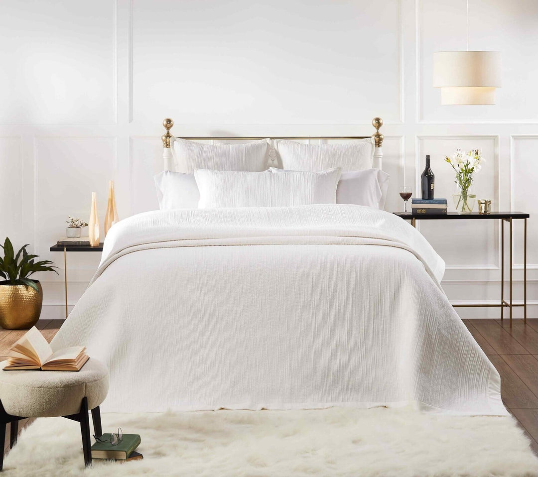 Laela Channel Stitch Cotton Coverlet Coverlet By Orchids Lux Home