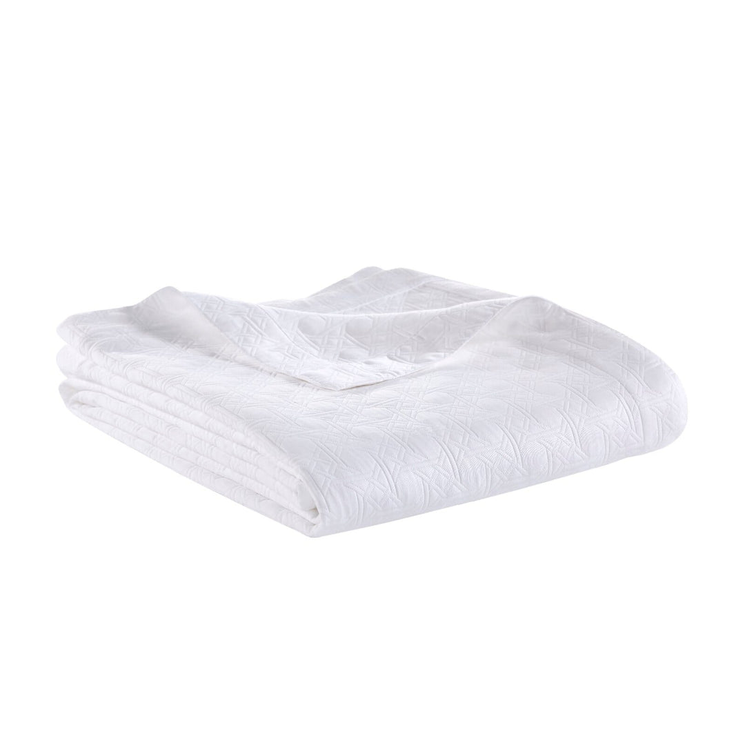 Frontier Geometric Matelasse Coverlet Coverlet By Orchids Lux Home