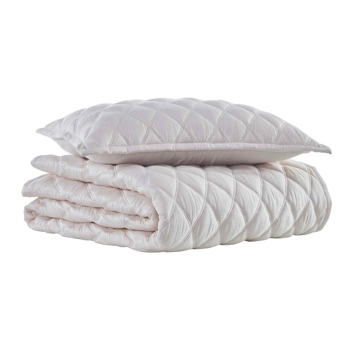 Avalon Diamond Quilted LYOCELL Coverlet Coverlet By Orchids Lux Home
