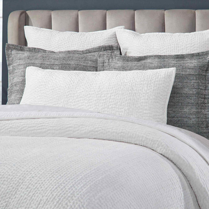 Laguna Pick Stitch Velvet Coverlet Coverlet By Orchids Lux Home