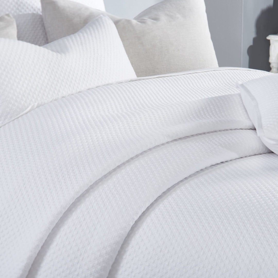 Valentina Diamond Quilted Sateen Coverlet Coverlet By Orchids Lux Home