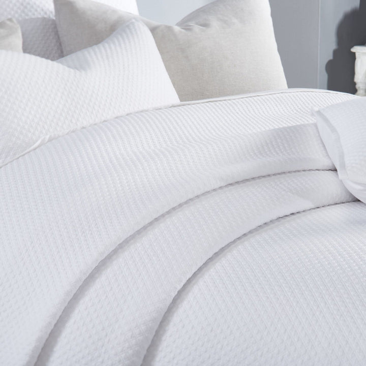 Valentina Diamond Quilted Sateen Coverlet Coverlet By Orchids Lux Home