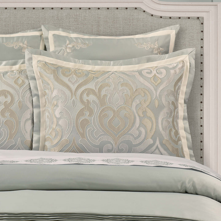 Calmfield Aqua 3 Piece Comforter Set Comforter Sets By J. Queen New York