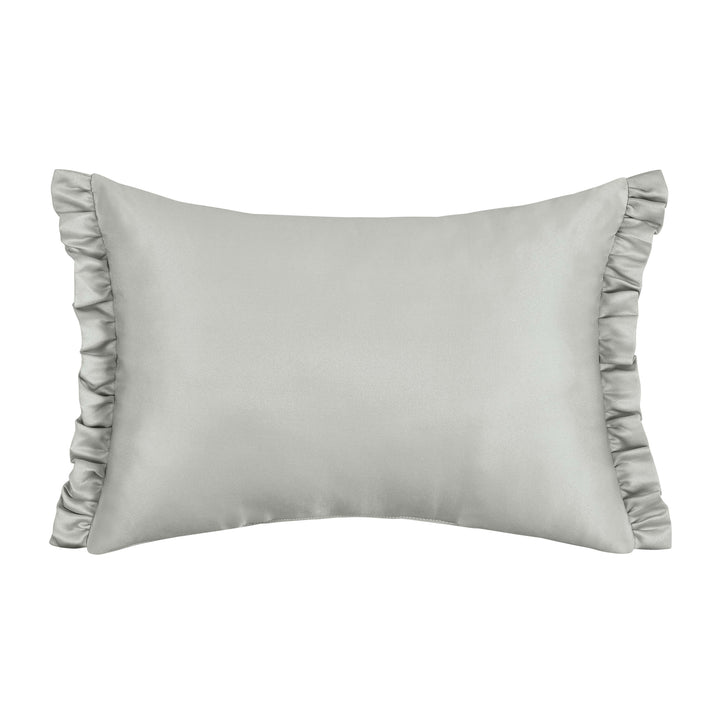 Calmfield Aqua Boudoir Decorative Throw Pillow 19" x 13" Throw Pillows By J. Queen New York