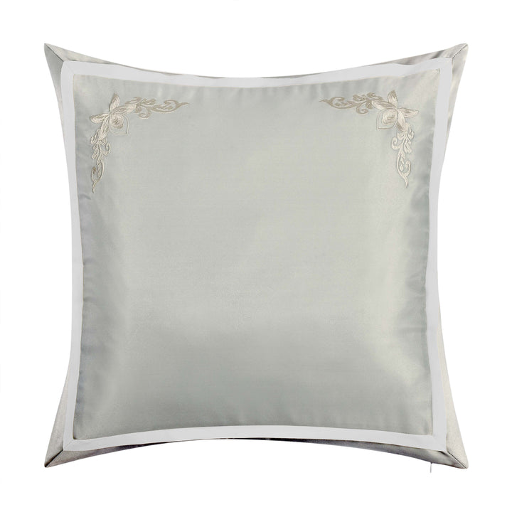 Calmfield Aqua Euro Sham Euro Sham By J. Queen New York