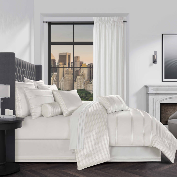 Calvari Platinum 4 Piece Comforter Set Comforter Sets By J. Queen New York