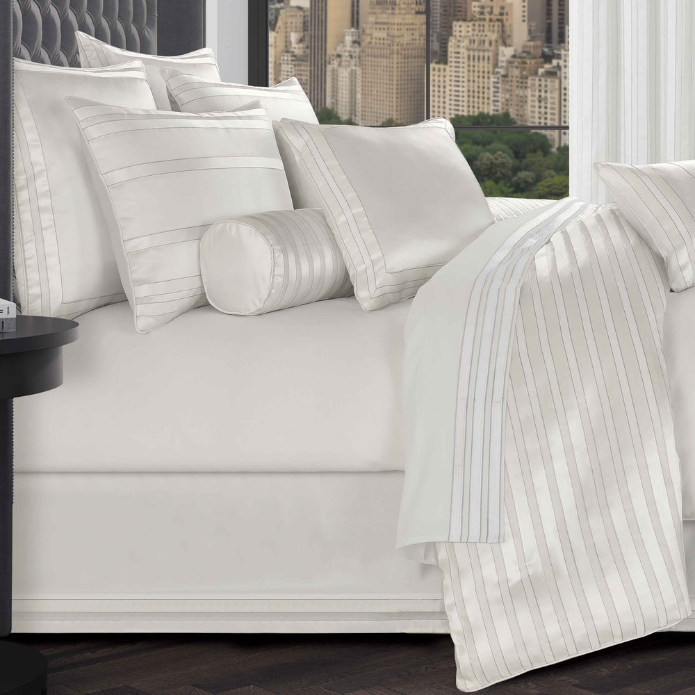 J Queen Calvari Platinum 4 Piece Comforter Set in King- Final Sale Comforter Sets By US Office - Latest Bedding