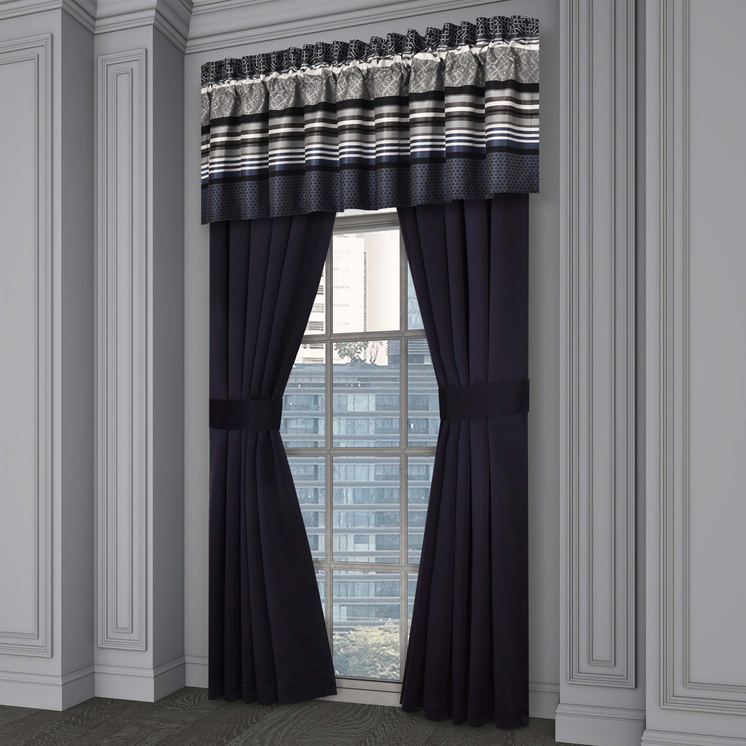 Carlisle Indigo Window Panel Pair Window Panels By J. Queen New York