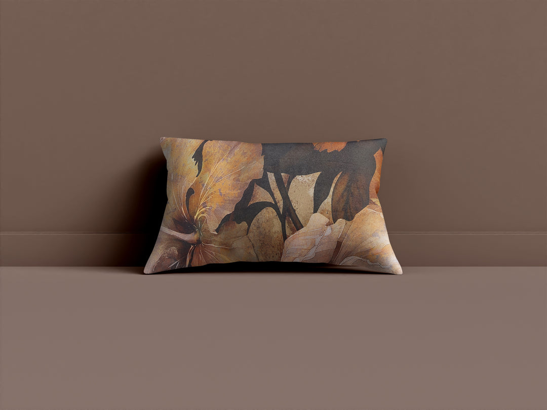 Bebejan Carnelian Flora Oblong Decorative Throw Pillow - Final Sale Throw Pillows By US Office - Latest Bedding