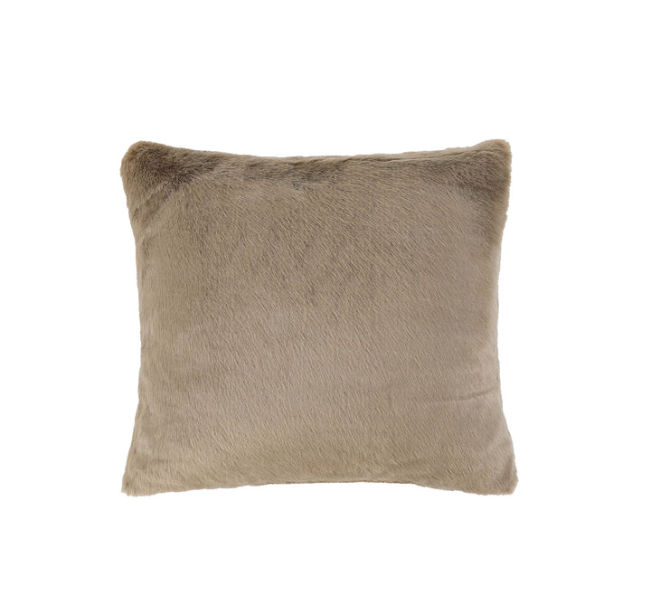 Carrick Silver/Gold Square Decorative Throw Pillow 16" x 16"