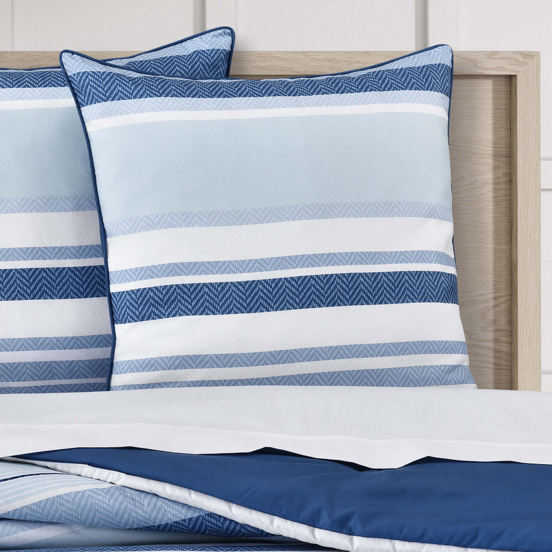 Carson Blue Euro Sham Euro Sham By J. Queen New York