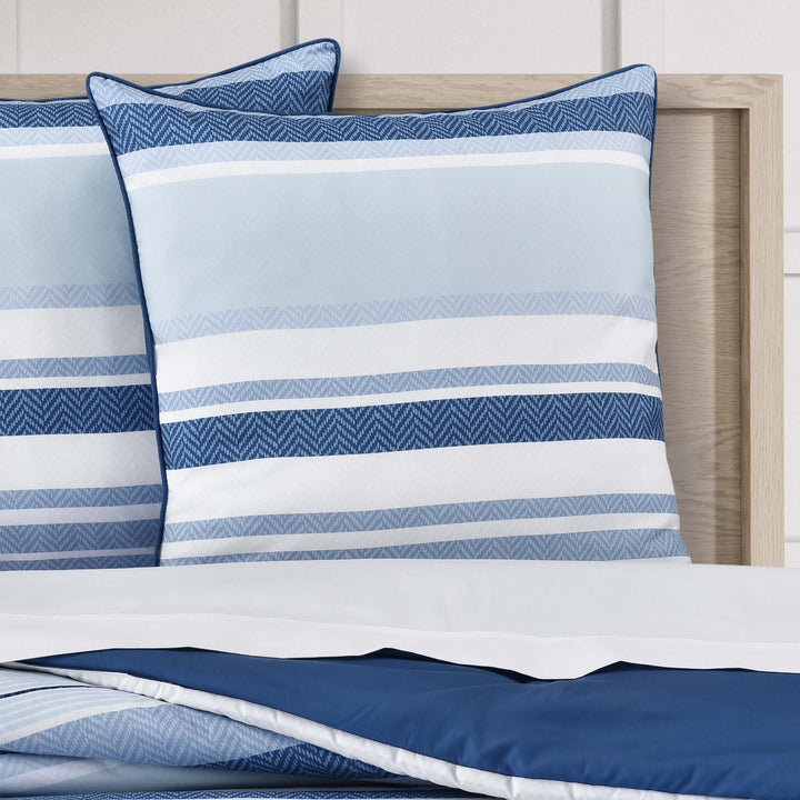 Carson Blue Euro Sham Euro Sham By J. Queen New York