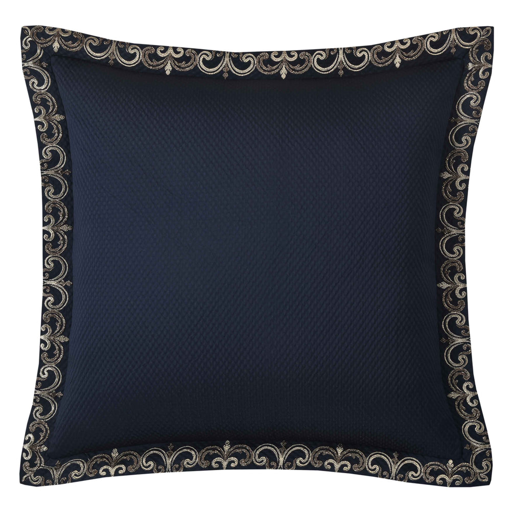 J Queen Caruso Blue Euro Sham- Final Sale Euro Shams By US Office - Latest Bedding