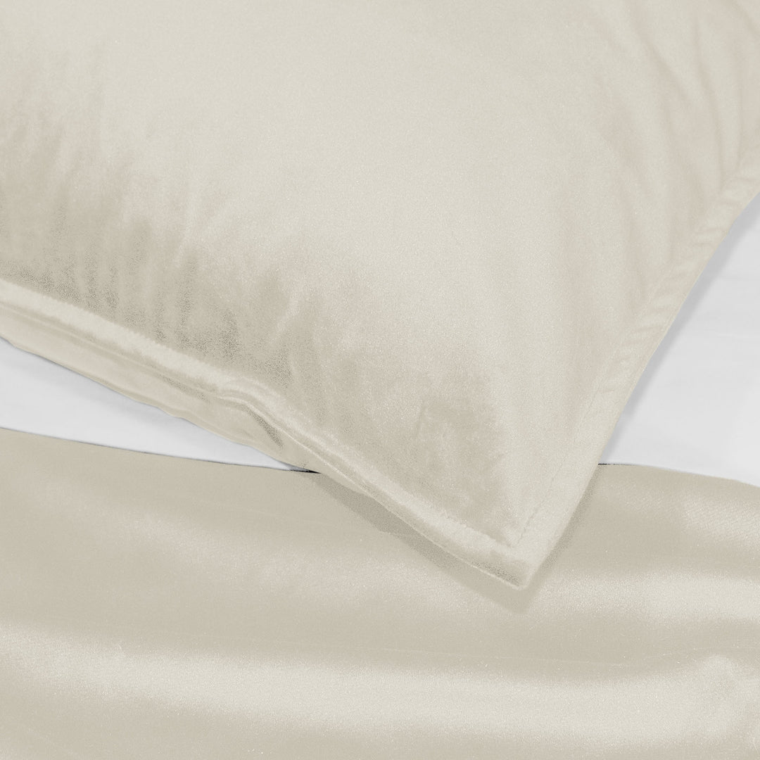 Cascade Velvet Ivory 8 Piece Comforter Set Comforter Sets By Colcha Linens