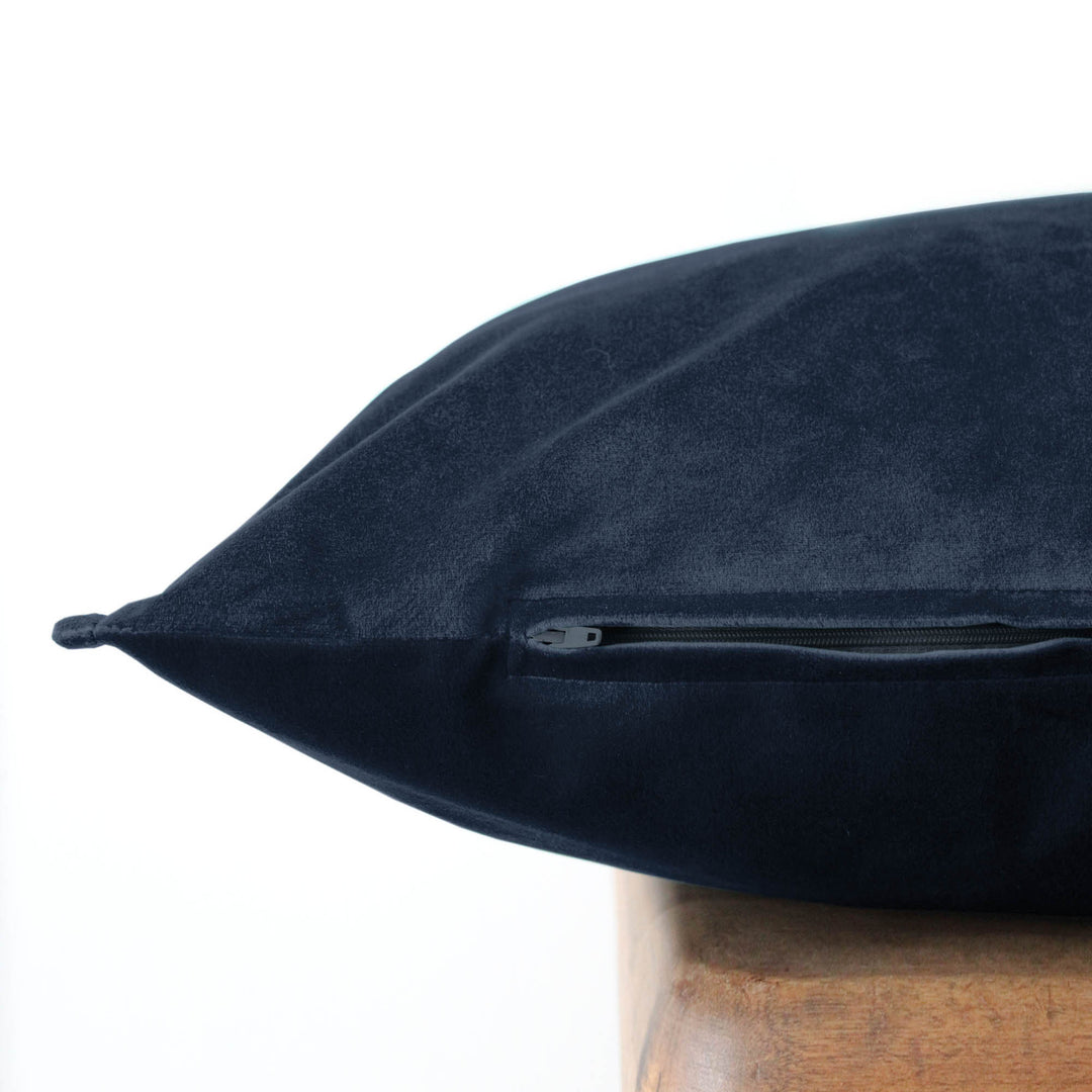 Cascade Velvet True Navy 8 Piece Duvet Cover Set Duvet Covers By Colcha Linens